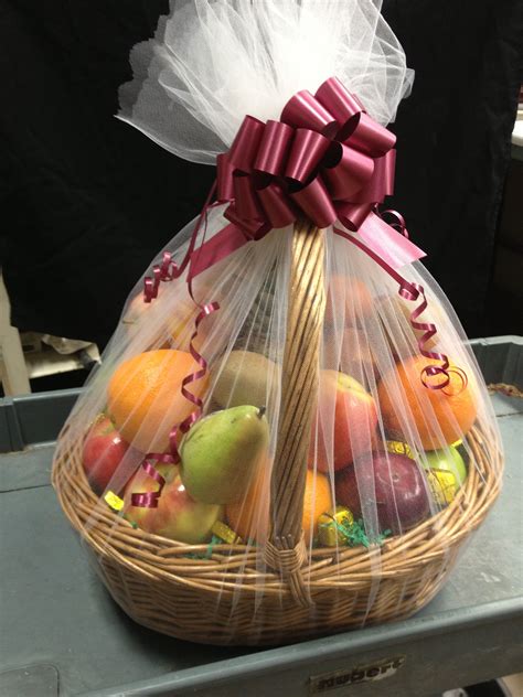 Give a gift basket to someone special | Fruit basket gift, Fruit gifts ...