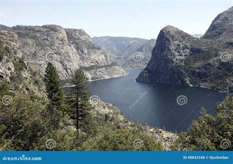 Hetch Hetchy Reservoir stock photo. Image of park, granite - 48842348