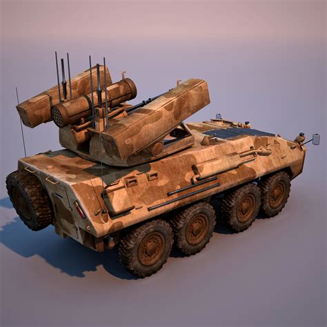 lav-ad air defense vehicle 3d model