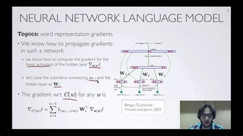 Neural networks [10.6] : Natural language processing - neural network language model - YouTube