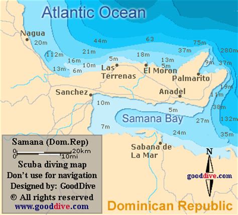 Samana map - Goodive.com