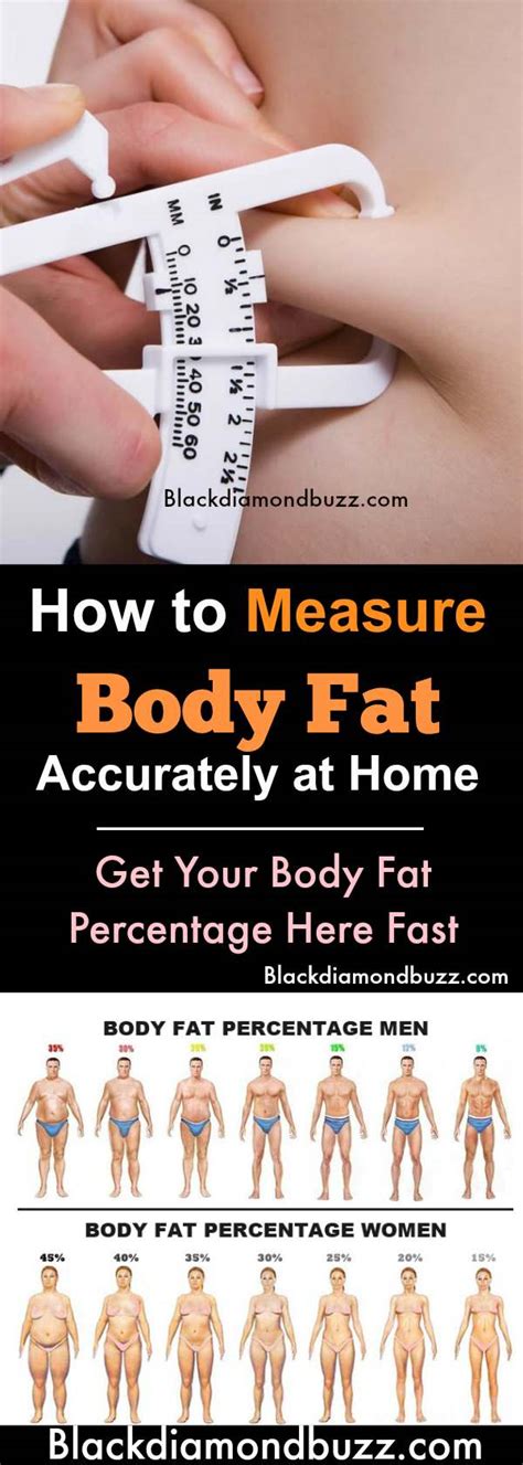 Body Fat Percentage Chart-How to Measure Body Fat Accurately at Home | BLACKDIAMONDBUZZ