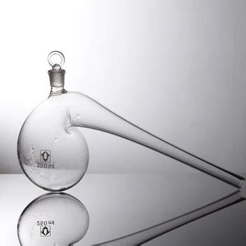 Laboratory Glassware 500ml Flask Bottom Distillation Retort With Stopper - Buy Distillation ...