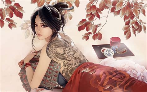 Japanese Geisha Wallpaper - WallpaperSafari