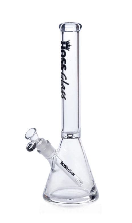 Hoss Glass 14″ – 7mm Thick Joint Beaker Bong w/ Carry Case – The Altered Nation