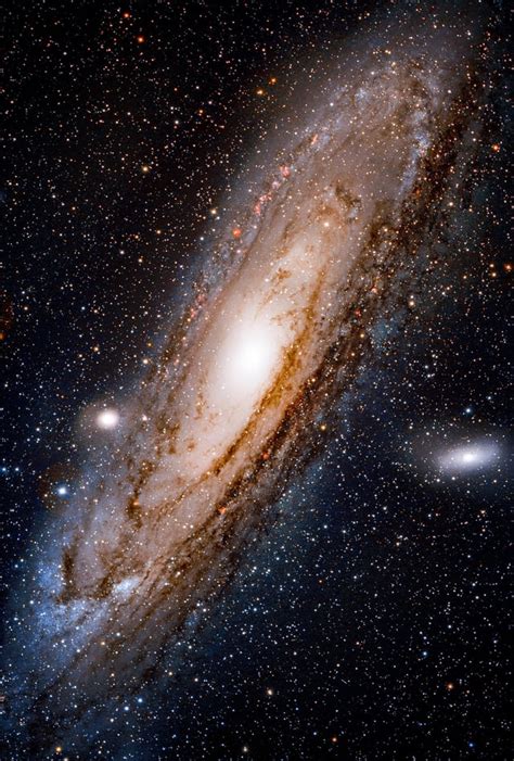 The Andromeda galaxy - captured with an 11 inch telescope from the desert : r/space