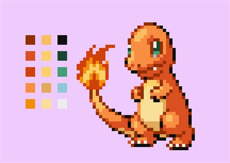 Charmander | Pixel Art Maker