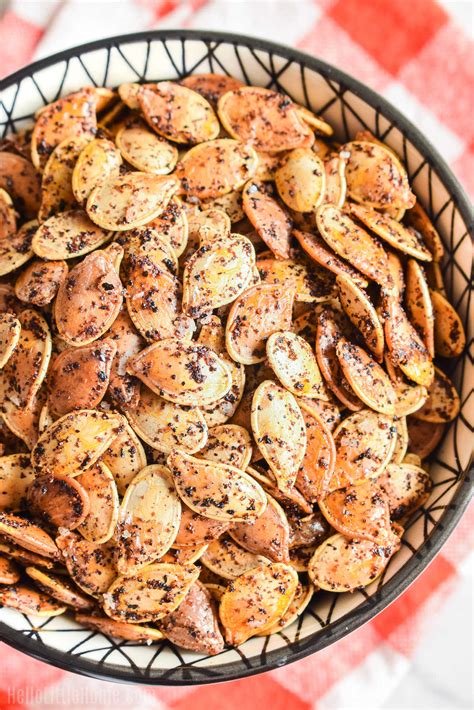 Spicy Pumpkin Seeds (Easy Recipe) | Hello Little Home