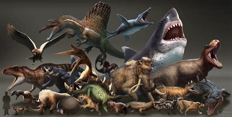 Dinosaurs vs. Beasts by arvalis.deviantart.com on @DeviantArt | Prehistoric animals, Prehistoric ...