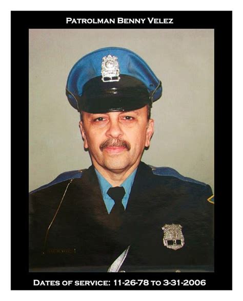 Vineland Police Department History Patrolman Benny Velez Dates of ...