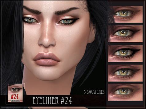 The Sims Resource - Eyeliner #24 - Bottom lashes