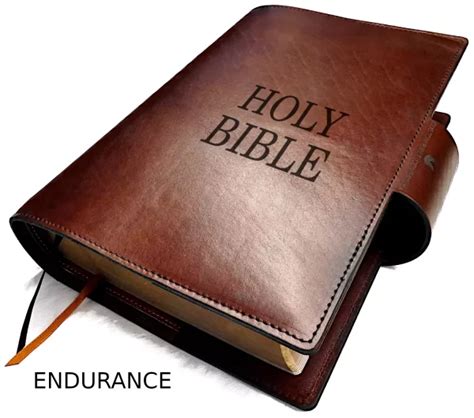 Leather HOLY BIBLE Cover Custom Size & Personalized Engraving | Custom ...