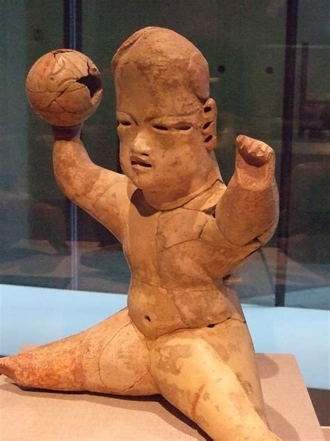 Seated baby holding a ball earthenware Olmec Culture 1200-… | Flickr