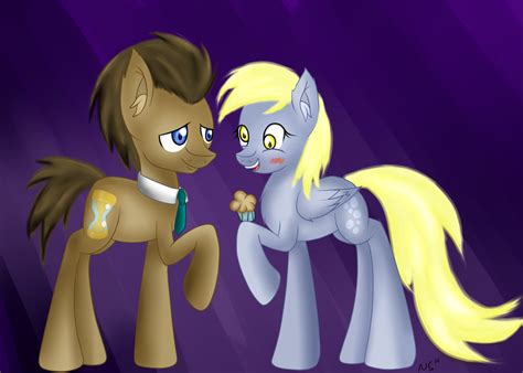 Derpy and Doctor Whooves by WolfyOmega on DeviantArt