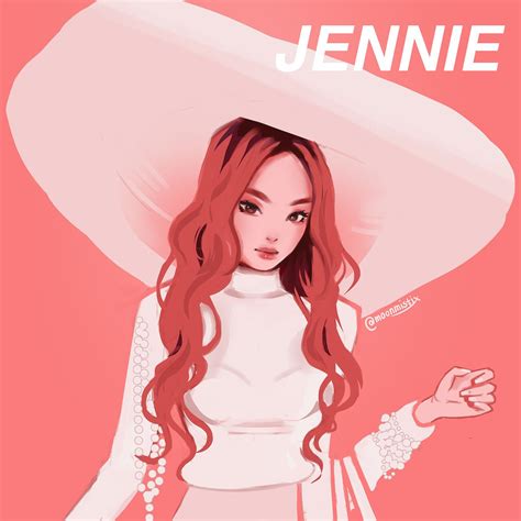 Anime Style Jennie Blackpink Cartoon - Style Mania