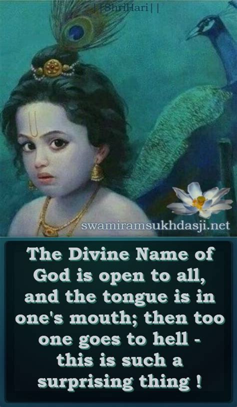 Krishna (Baal Krishna) Quote on The Divine Name of God is open to all. | Digital art poster ...