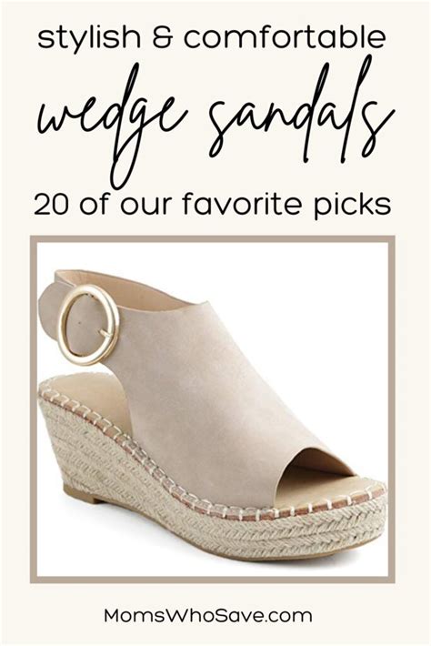 Stylish & Comfortable Wedge Sandals: 20 Top Picks