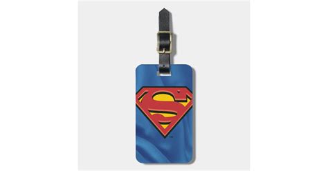 Superman S-Shield | Classic Logo Luggage Tag | Zazzle