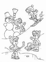 Winter Coloring Pages – Printable FREE sketch template