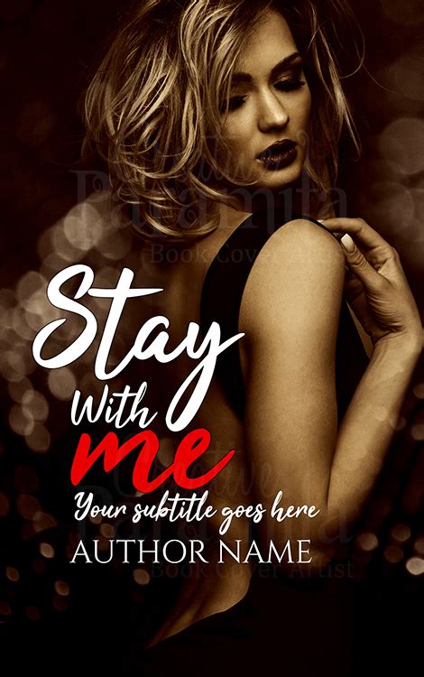 Stay with me Premade book cover