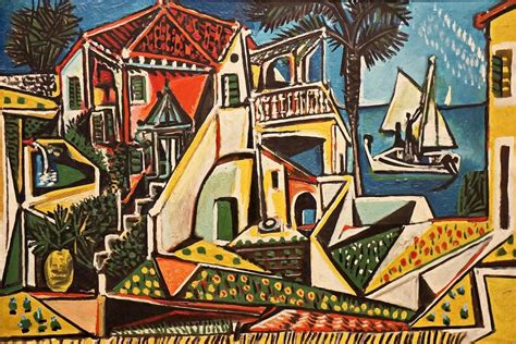 Pablo Picasso : Mediterranean Landscape 1952 Canvas Gallery - Etsy | Classic canvas art, Pablo ...