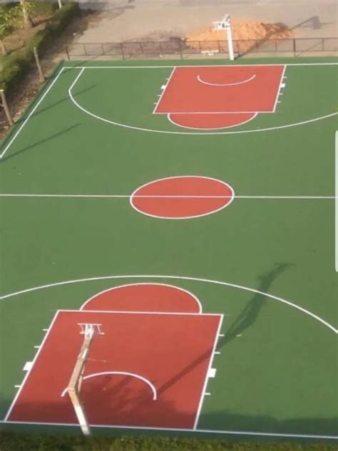 Acrylic Basketball Court Flooring at Rs 50/sq ft in Jalandhar | ID ...