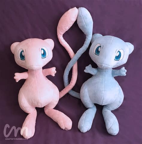 Official Mew Poké Plush. Over 7 inches tall, this pink Mew Poké Plush has embroidered blue eyes ...