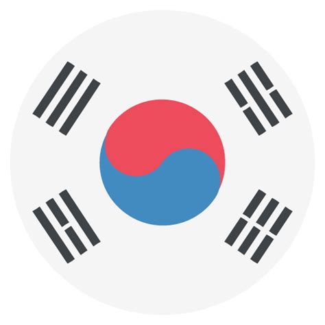 Flag Of South Korea | ID#: 8239 | Emoji.co.uk