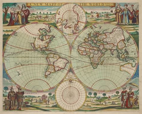 Map Of World Vintage Free Stock Photo - Public Domain Pictures