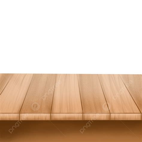 Wooden Table Hd Transparent, Realistic Wooden Table, Wooden, Table, Mockup PNG Image For Free ...