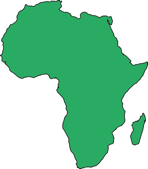 Africa Political Map Blank
