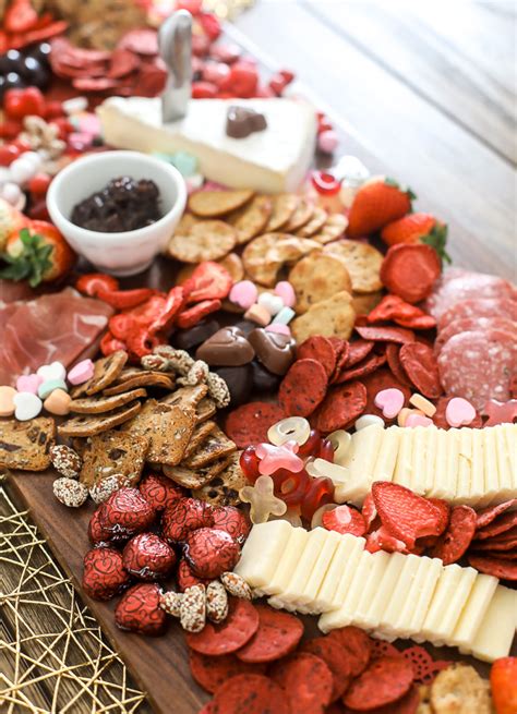 Valentine's Day Charcuterie Board - Little Bits of Real Food