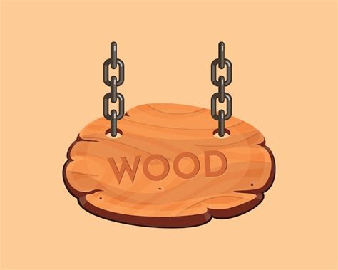 Premium Vector | Wood board vector illustration of wooden banner and wood plank textured ...