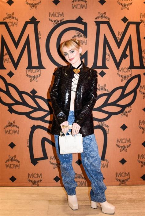 MEG DONNELLY at MCM and Tate Mcrae Exclusive Event to Celebrate SS23 in Beverly Hills 03/02/2023 ...