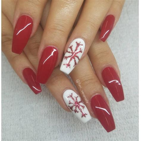 Christmas Nails Inspo Coffin