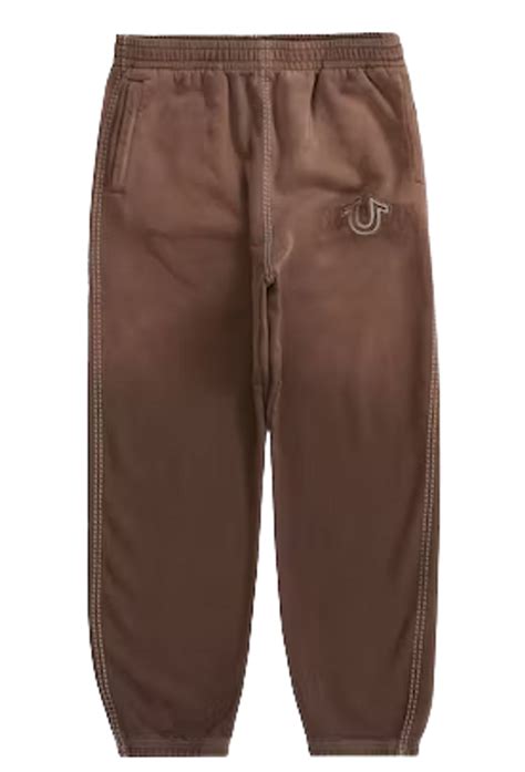 Supreme × True Religion Brown Logo Sweatpants | WHAT’S ON THE STAR?