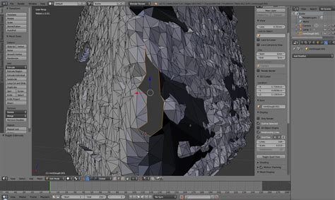 mesh - How do I fill these holes, fill space without information, and deal with overlapping ...