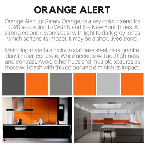 Orange Alert (or Safety Orange) is one of four key colours for 2020 ...