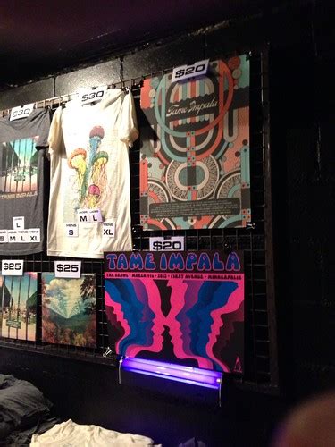 Tame Impala @ First Ave | Posters and merch | T-Bone Sandwich | Flickr