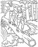 Forest Adventure Of Nature With Friends Coloring Page  Color Luna sketch template