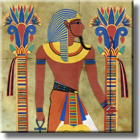 Old Egyptian Art Picture on Stretched Canvas, Wall Art Décor, Ready to ...