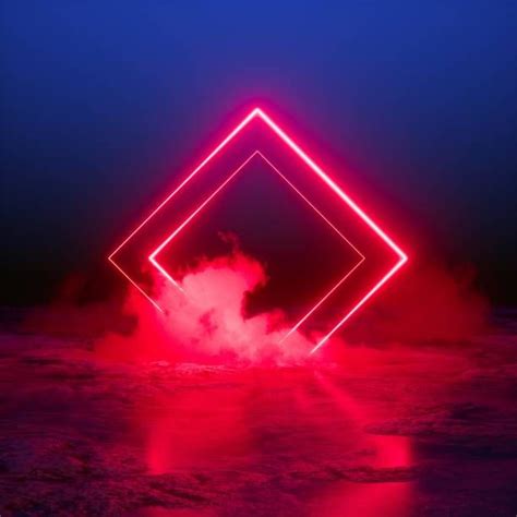 Royalty Free Neon Geometric Pictures, Images and Stock Photos - | Neon ...