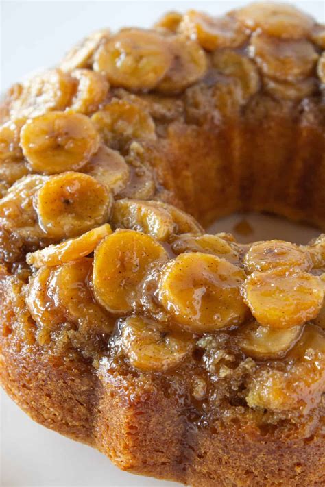 Banana Upside Down Cake Recipe Banana Cake Upside Down Recipe ...