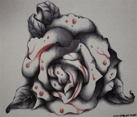 bloody rose by 3raven on DeviantArt