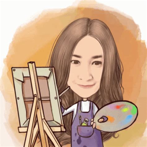 Artist Painting GIF - Artist Painting Painter - Discover & Share GIFs
