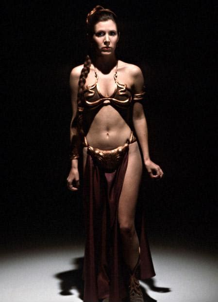 Rare picture of Slave Leia in Metal Bikini (Carrie Fisher ...