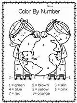 color By Numbers worksheets Earth  K5 Worksheets Day sketch template