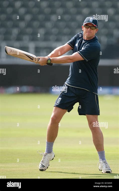 England coach Andy Flower during a net session at Wanderers cricket ...