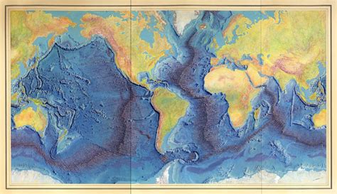 1977: World Ocean Floor Map - Marie Tharp - The University of Chicago Library World Map Online ...