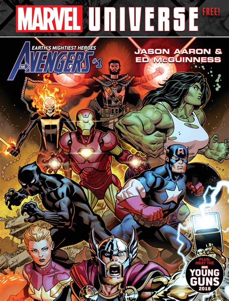 Marvel Reveals New Avengers #1 Cover Featuring Thor and Black Panther ...